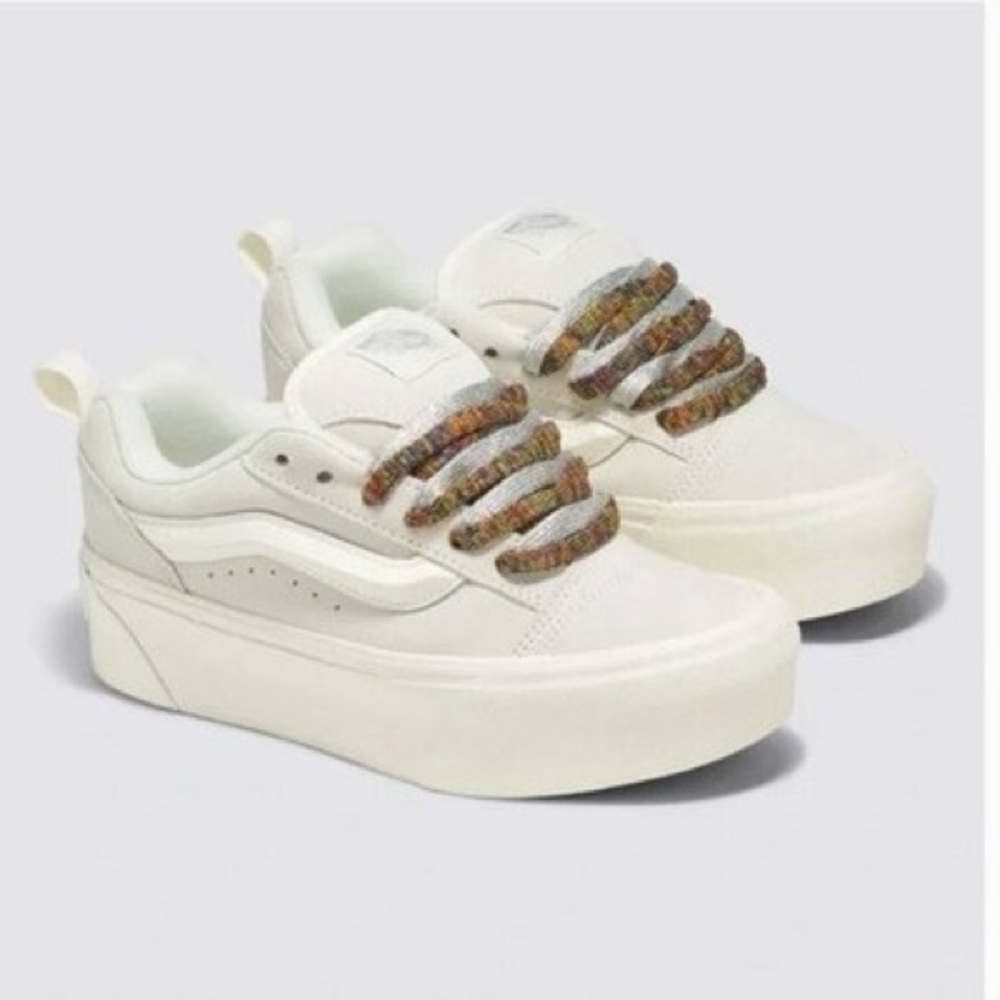 Vans Knu Stack Women’s Platform Multicolor Laces,… - image 1